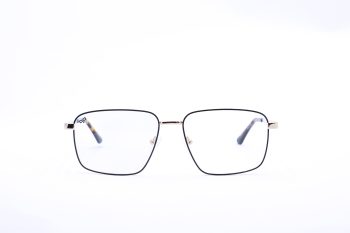 SQUARE OPTICAL FRAME WITH POLARISED CLIP ON - Image 4