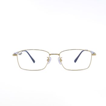 SQUARE OPTICAL GOLD TITANIUM