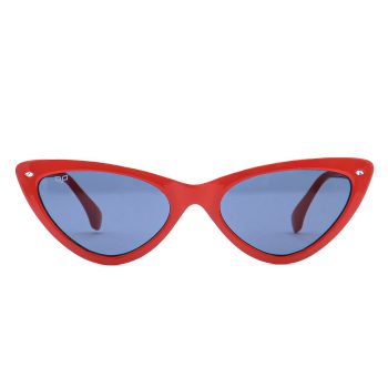 CAT EYE OJE RED WITH CRYSTALS