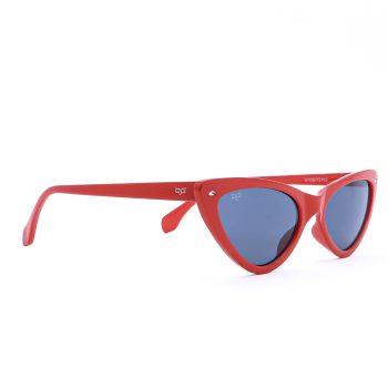 CAT EYE OJE RED WITH CRYSTALS - Image 2