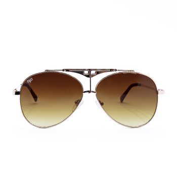 OVAL MATA GOLD BROWN